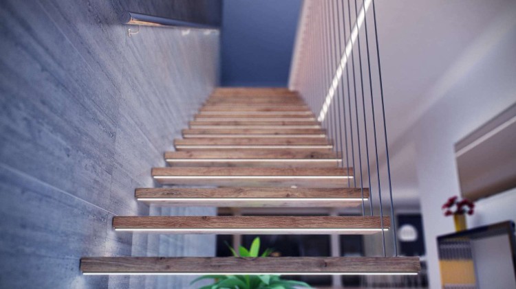 Profil LED LUMINES typ D czarny 3m