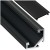Profil LED LUMINES typ C rogowy czarny 3m