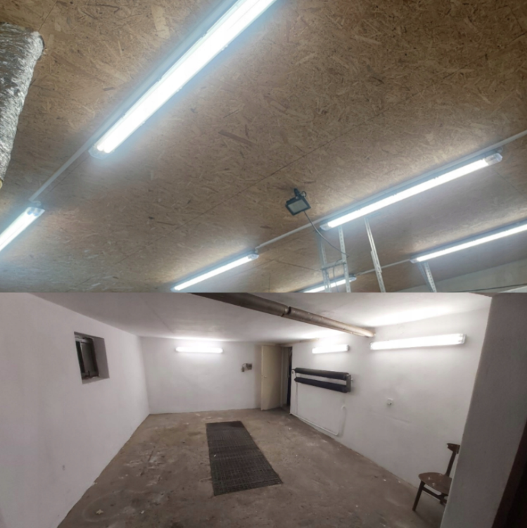 ZESTAW Oprawa Hermetyczna 120cm lampa + 2x Świetlówki LED Wodoszczelna 6000K Zimna
