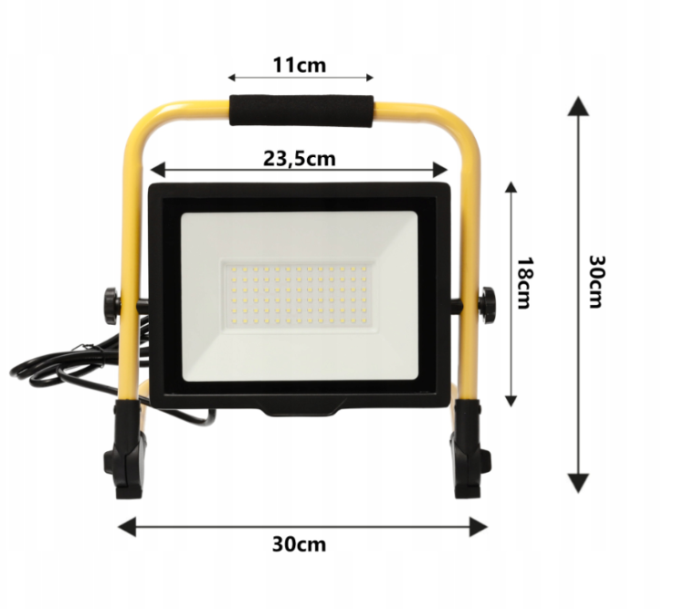 Halogen Przenośny 100W NW 7000lm z przewodem 1,5m