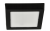PANEL Plafon Sufitowy LED NATYNKOWY KWADRAT 12W 1200lm Nie mruga CZARNY