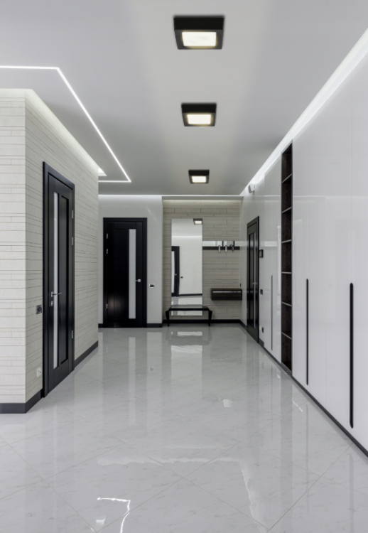 PANEL Plafon Sufitowy LED NATYNKOWY KWADRAT 12W 1200lm Nie mruga CZARNY