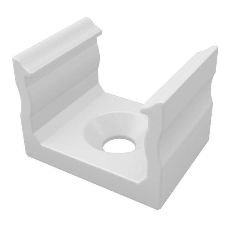 Uchwyt Montażowy Zawieszka Do Profilu LED LUMINES A Biały Biała Lumines