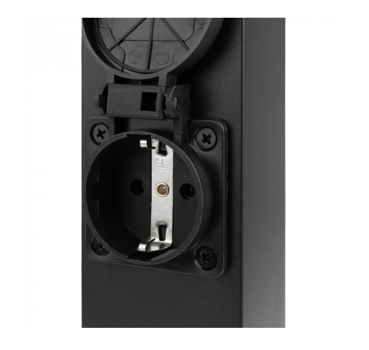 Słupek Elektryczny Ogrodowy Stojący 2x gniazdo Hermetyczne 230V