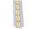Profil Aluminiowy Wpuszczany Podtynkowy LED Anodowany 2m Zestaw Z Kloszem