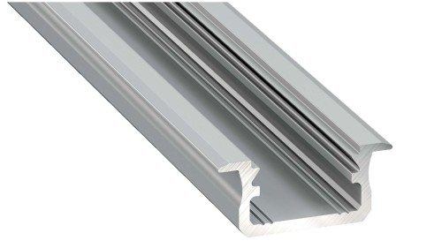 Profil LED LUMINES typ B srebrny anodowany wpuszczany 3m