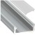 Profil LED LUMINES typ D srebrny anoda 3 m