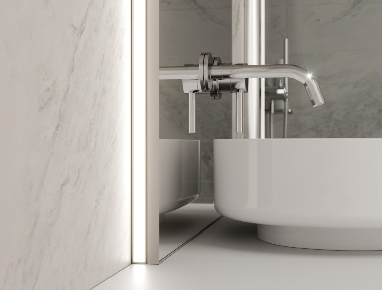 Profil LED LUMINES typ D biały lakierowany 3 m