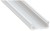 Profil LED LUMINES typ D biały lakierowany 3 m