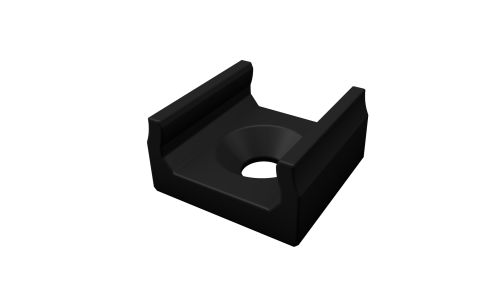 Uchwyt Mocowanie Montażowy Zawieszka Do Profilu LED X Czarny Wąski Lumines (