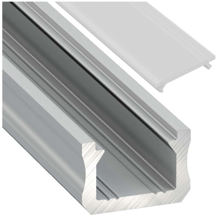 Profil LED LUMINES typ X srebrny anod. 3 m