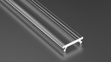 Klosz Transparenty Przeźroczysty Do Profili 2m Typ X Wąski Osłonka Lumines