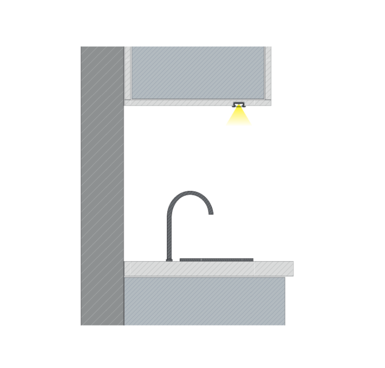Profil LED LUMINES typ Z Czarny 3m