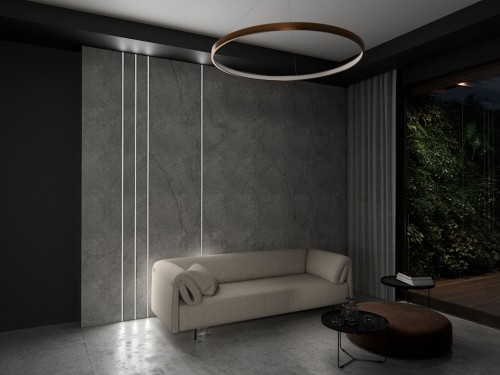 Klosz do profili LED LUMINES BASIC PMMA czarny 1m