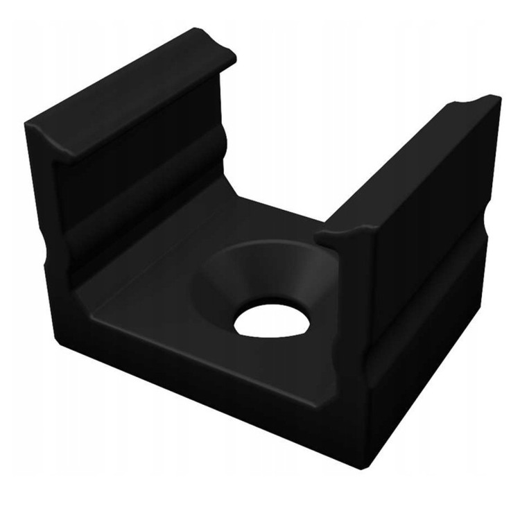 Uchwyt Montażowy Zawieszka Do Profilu LED LUMINES D Czarny Lumines Duża