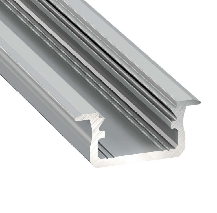 Profil LED Srebrny Anodowany 3m 300cm Wpuszczany Premium Typ B Lumines
