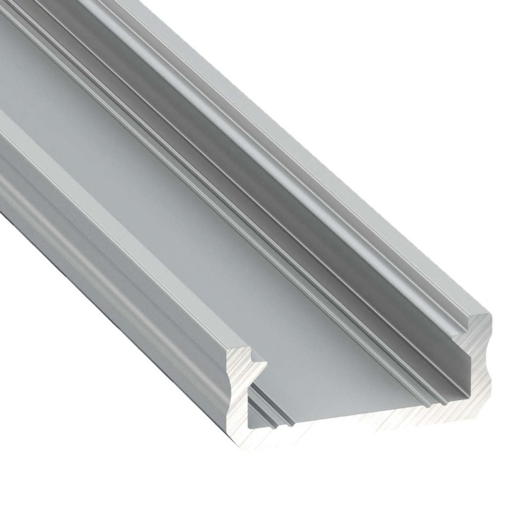 Profil LED Srebrny 3m 300cm Nawierzchniowy Natynkowy Premium Typ D Lumines