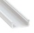 Profil LED Biały 3m 300cm Nawierzchniowy Natynkowy Premium Typ D Lumines