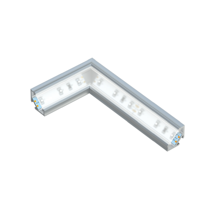 Profil LED LUMINES typ C rogowy anodowany 3m srebrny