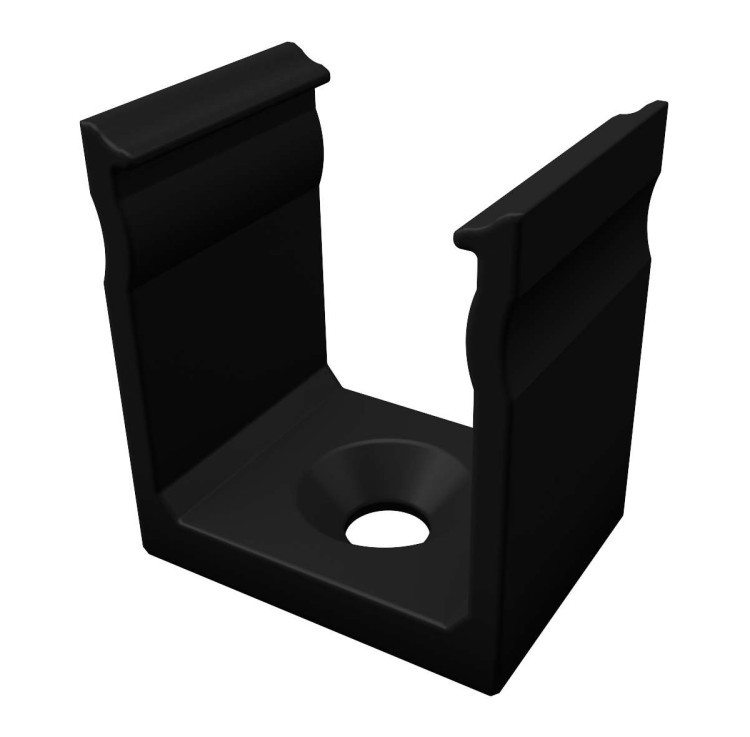 Uchwyt Mocowanie Montażowy Zawieszka Do Profilu LED Y Czarny Lumines