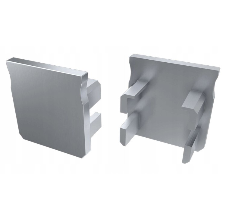 Zaślepka Szara Y Do Profilu Profili Aluminiowego Bez Otworu Typ Y Lumines