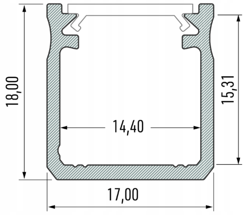 Zaślepka Czarna Y Do Profilu Aluminiowego Z Otworem Typ Y Końcówka 1 sztuka