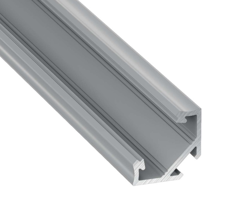 Profil LED Srebrny Rogowy Narożny 3m 300cm Nawierzchniowy Premium B Lumines