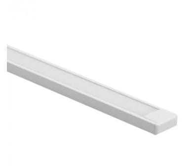 Profil Aluminiowy LED Natynkowy Biały 2m + Klosz Mleczny zestaw