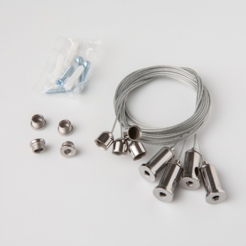 Linki Do Podwieszania Lamp Paneli LED Montażowe Stalowe SUFITU 1,5m LINKA