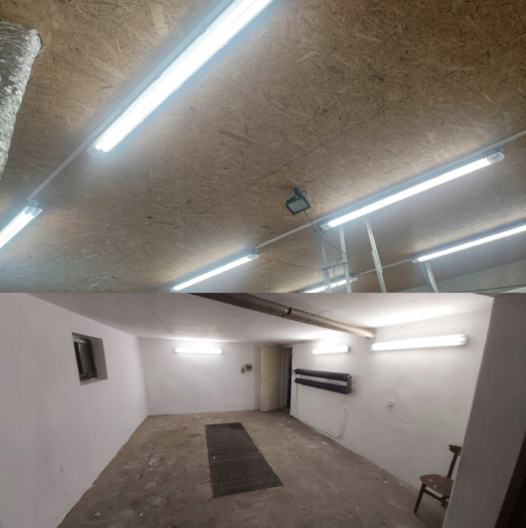 Oprawa Hermetyczna 120cm lampa + 2x Świetlówki LED Wodoszczelna 6000K Zimna