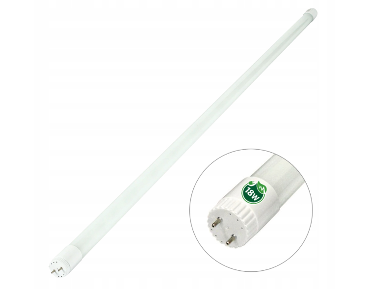 Oprawa Hermetyczna 120cm lampa + 2x Świetlówki LED Wodoszczelna 6000K Zimna