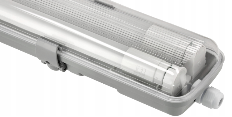 Oprawa Hermetyczna 120cm lampa + 2x Świetlówki LED Wodoszczelna 6000K Zimna