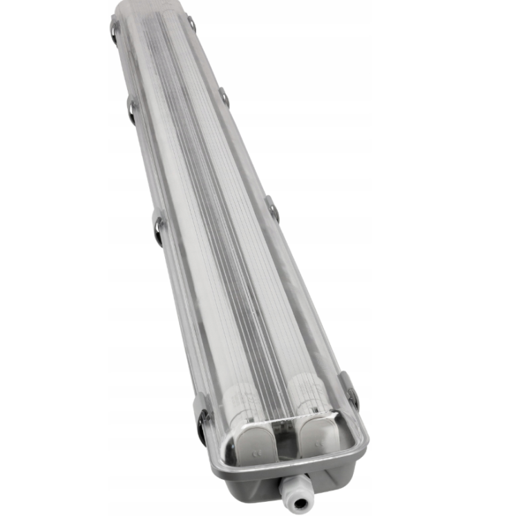Oprawa Hermetyczna 120cm lampa + 2x Świetlówki LED Wodoszczelna 6000K Zimna