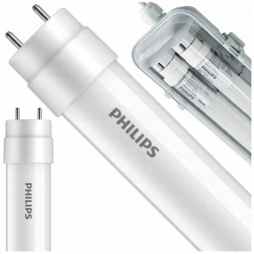ZESTAW 2x Philips Tuba Świetlówka LED 120cm 17,5W = 36W 1800lm 6500K 30000h EcoFit