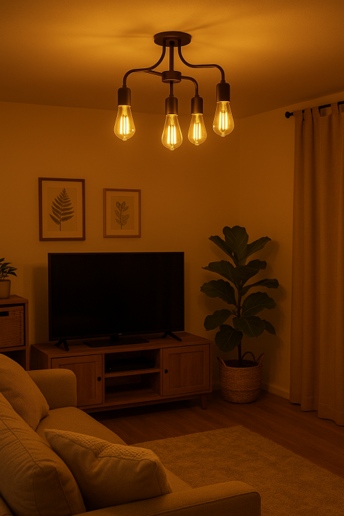 6x Żarówka LED E27 Filament ST64 8W 110lm/W 3000K