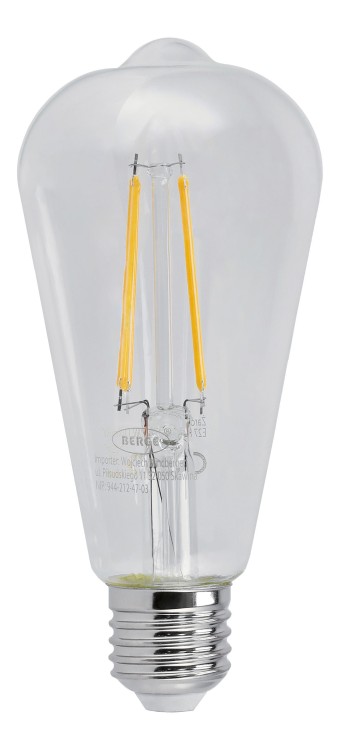 6x Żarówka LED E27 Filament ST64 6W 110lm/W 3000K