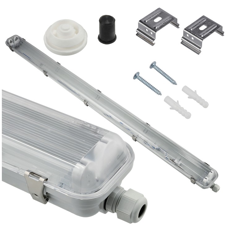 4x Oprawa Hermetyczna 2x128cm LEDINAIRE IK08 Na TUBY