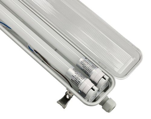 6x Oprawa Hermetyczna Philips 128cm + 12x Świetlówki LED Wodoszczelna Do Garażu