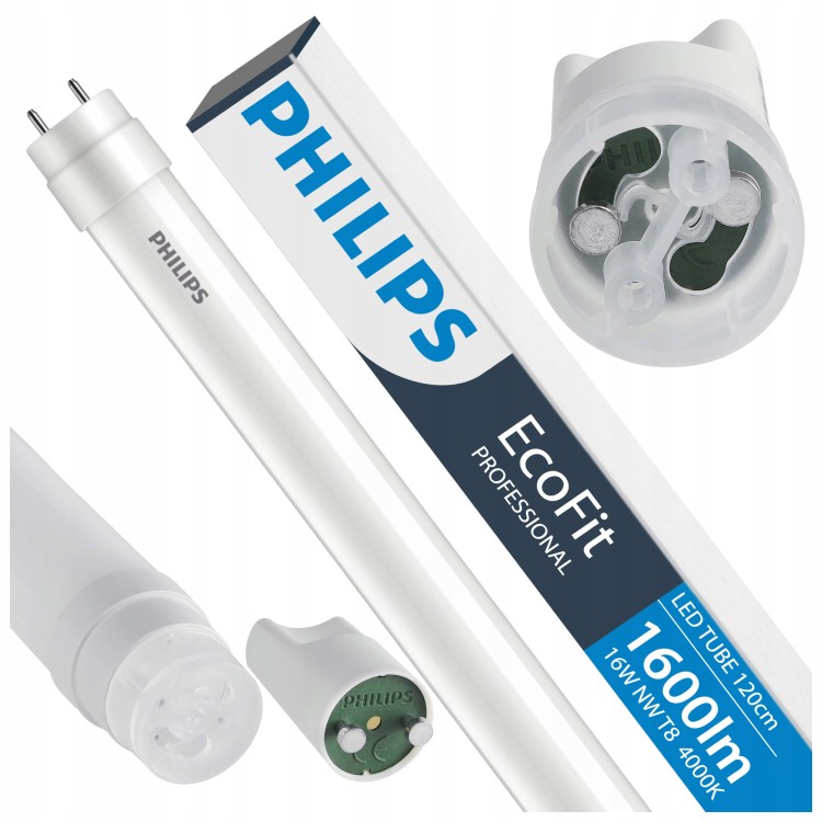 6x Oprawa Hermetyczna Philips 128cm + 12x Świetlówki LED Wodoszczelna Do Garażu
