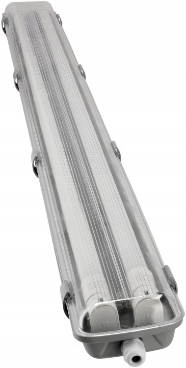 4x Oprawa Hermetyczna 120cm lampa + świetlówki LED CW