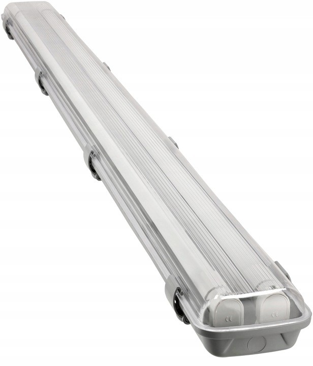 4x Oprawa Hermetyczna 120cm lampa + świetlówki LED CW