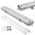 4x Oprawa Hermetyczna 120cm lampa + świetlówki LED CW
