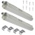 4x Oprawa Hermetyczna PILA 60cm 18W 4000K 2000lm IP65