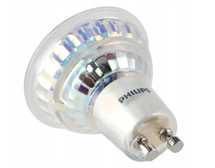 ZESTAW 3x Philips Żarówka GU10 4,9W = 50W 550lm 112lm/W 3000K EyeComfort CorePro