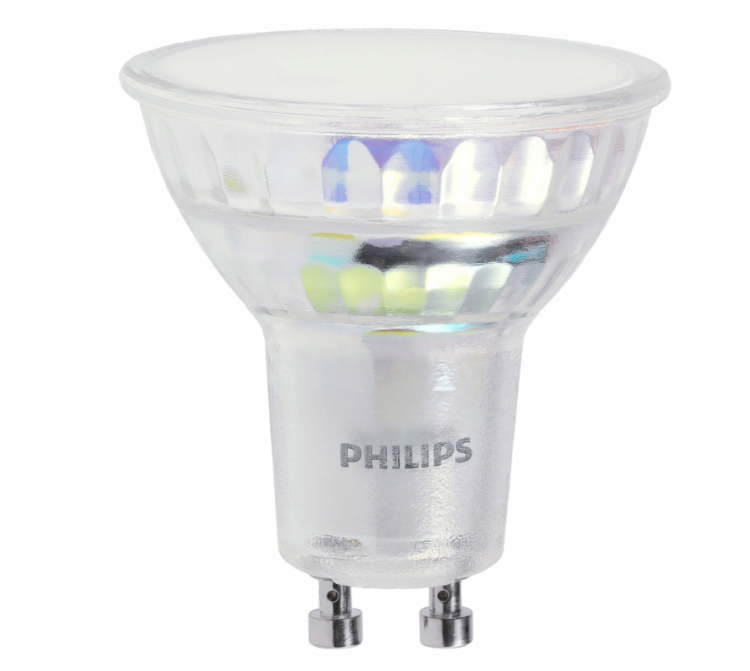 ZESTAW 3x Philips Żarówka GU10 4,9W = 50W 550lm 112lm/W 6500K EyeComfort CorePro