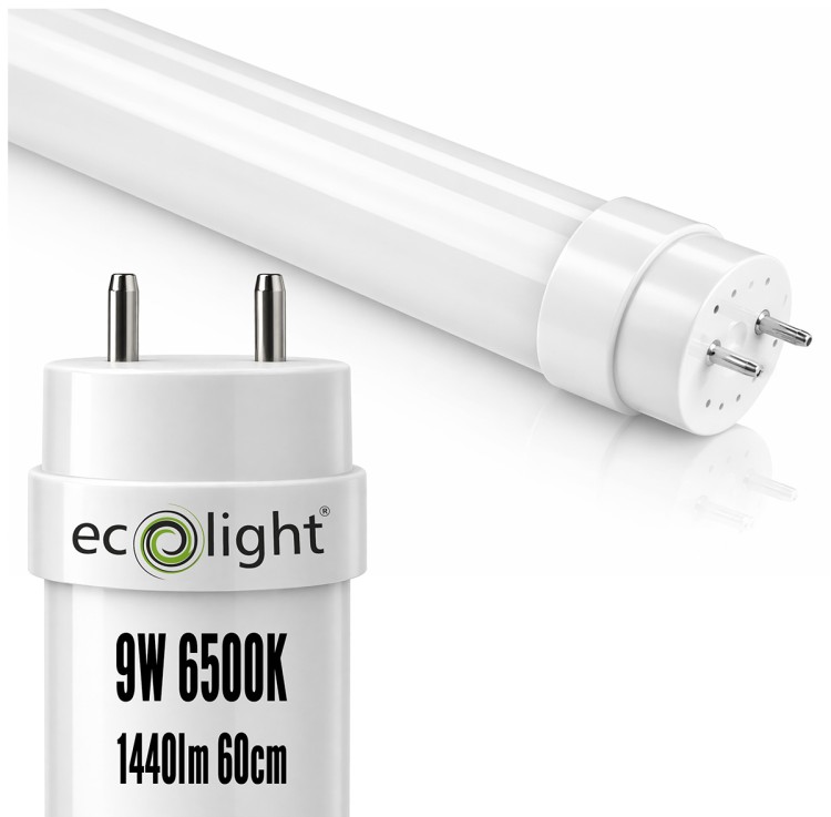 Świetlówka LED 60cm 9W HIGH LUMEN biała zimna