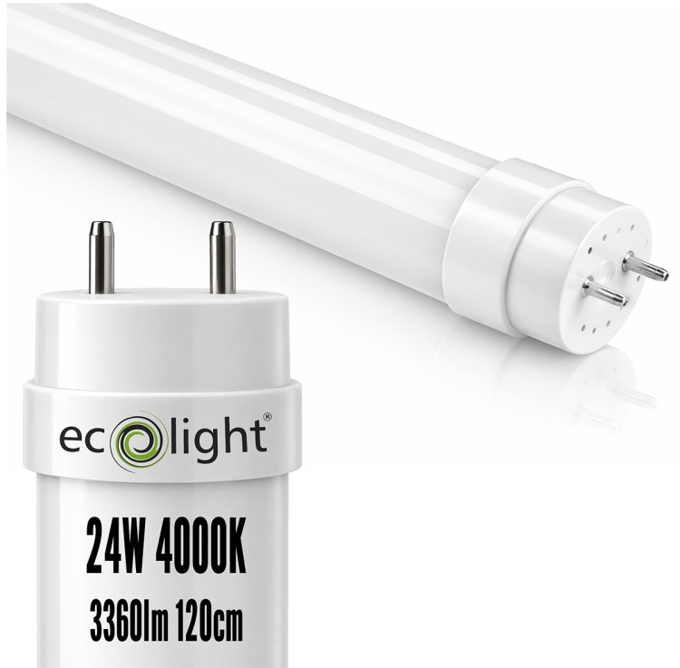 Świetlówka Tuba LED 120CM T8 24W 3360lm 4000K Mocne Światło Neutralne