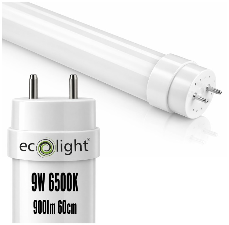 Świetlówka LED - T8 - 9W - 60cm - biała neutralna Eco Light