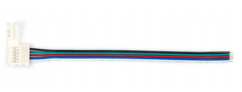 Złączka spinka-kabel do taśma LED RGBW 12mm 5pin