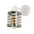 Kinkiet LED 1xE27 GLASS SHIELD paski